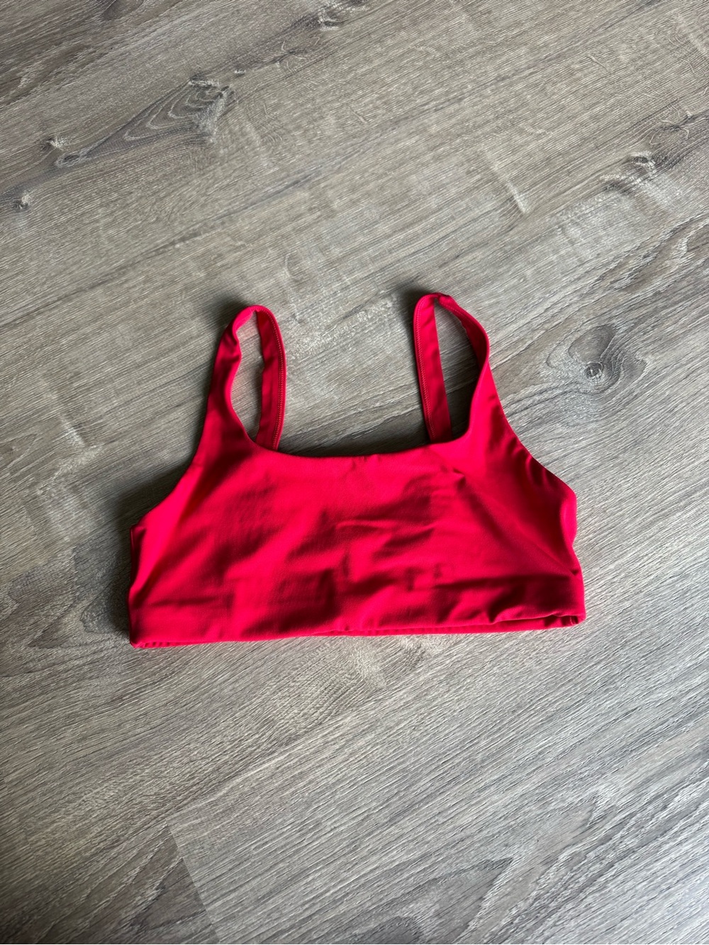 Red Sports Bra